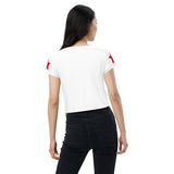 White Star Bright Crop Tee