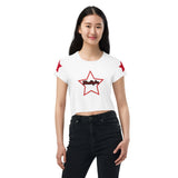 White Star Bright Crop Tee