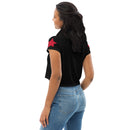 Black Star Bright Crop Tee