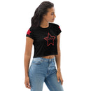 Black Star Bright Crop Tee