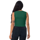 Green Girl Buns crop Shirt