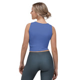 Blue Girl Buns crop top