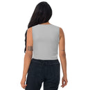 Silver Girl Buns crop Shirt Top