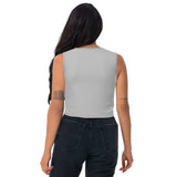 Silver Girl Buns crop Shirt Top