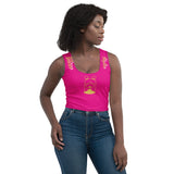 Violet Girl Buns crop Shirt Top