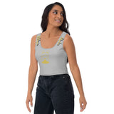 Silver Girl Buns crop Shirt Top