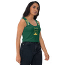 Green Girl Buns crop Shirt