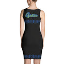 Black and blue Queen dress