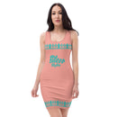 Mona Lisa pink and iris blue Queen dress