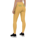 Harvest gold stretch fitness Leggings