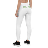 White stretch fitness Leggings