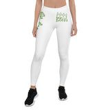 White stretch fitness Leggings