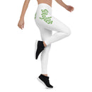 White stretch fitness Leggings