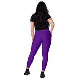 Indigo purple sport  pockets Leggings