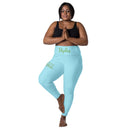 Blizzard blue sport pockets Leggings