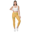 Harvest gold sport pockets Leggings