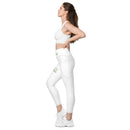 White Sport pockets Leggings
