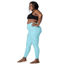 Blizzard blue sport pockets Leggings