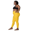 Yellow sport pockets Leggings
