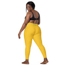 Yellow sport pockets Leggings