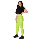 Minardo green sport pockets Leggings