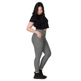 Grey sport pockets Leggings