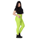 Minardo green sport pockets Leggings