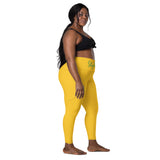 Yellow sport pockets Leggings