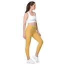 Harvest gold sport pockets Leggings