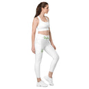 White Sport pockets Leggings