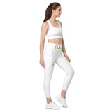 White Sport pockets Leggings