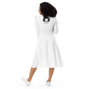 Love yourself long sleeve midi dress