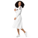 Love yourself long sleeve midi dress