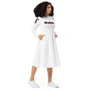 Love yourself long sleeve midi dress