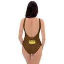 Yellow and Brown One-Piece