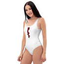 White one-piece Swimsuit