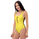 Yellow and Brown One-Piece