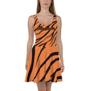 Tiger stripe casual dress