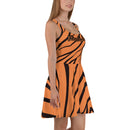 Tiger stripe casual dress