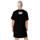 White and Black Lips t-shirt dress