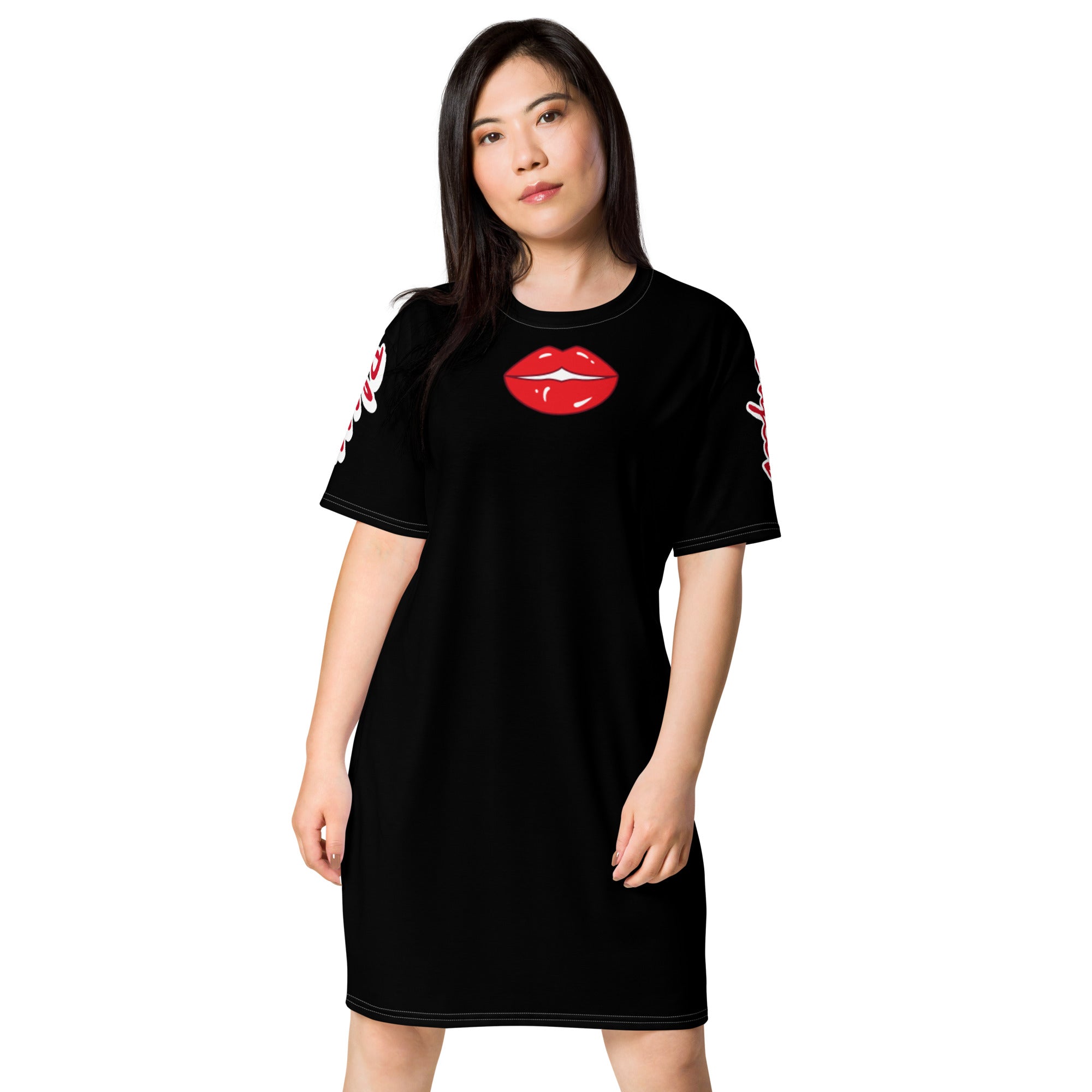 Black Lips t-shirt dress