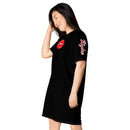 Black Lips t-shirt dress