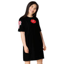 Black Lips t-shirt dress