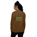 Brown Leopard Bomber Jacket