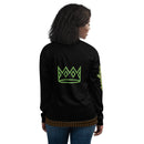 Black Leopard Bomber Jacket