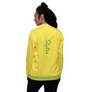 Paris Daisy Yellow Bomber Jacket