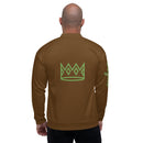 Brown Leopard Bomber Jacket