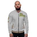 Silver Leopard Bomber Jacket
