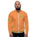 Flamenco Orange Checker  Bomber Jacket