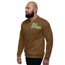 Brown Leopard Bomber Jacket